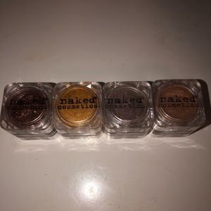 4 Naked Cosmetics eyeshadow glitters